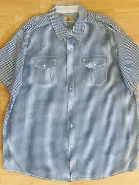 Men’s Tre VERO Short Sleeve Checked Shirt Size XXL